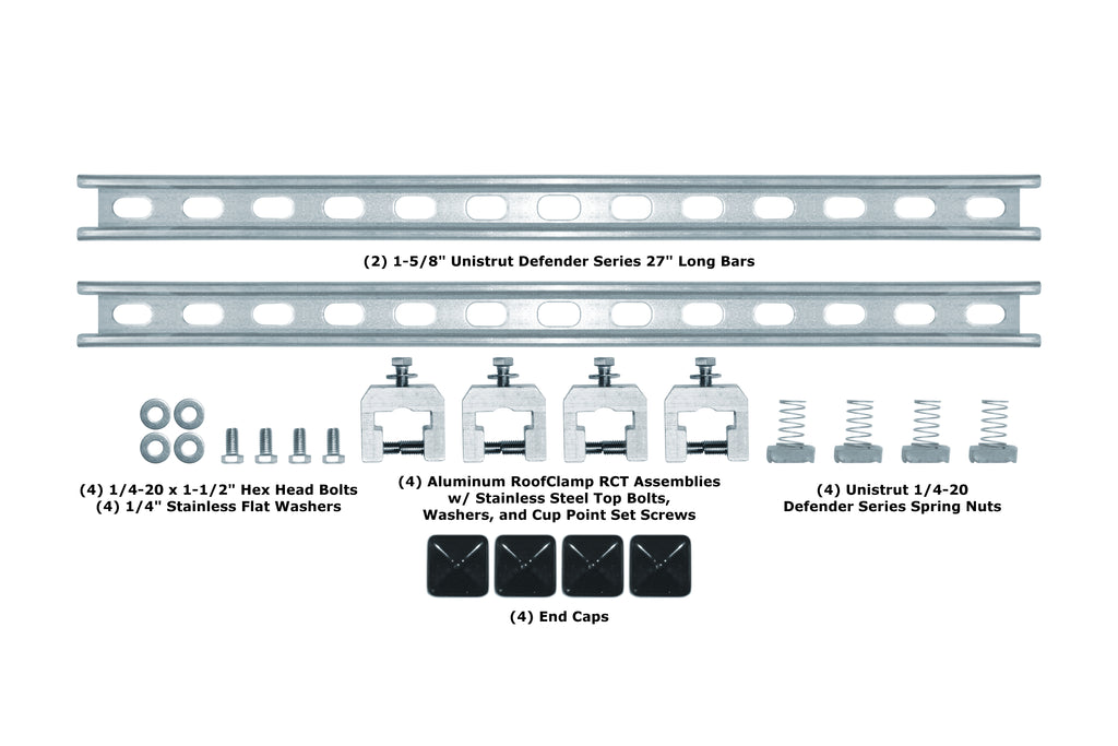 SataMount Support Universel pour Toit à Joint Debout – Fixation Non-Pénétrante Compatible Starlink (Canada)