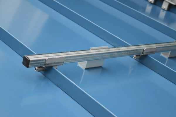 SnoBar Mill Galvanized End View End Cap and IceStoppers