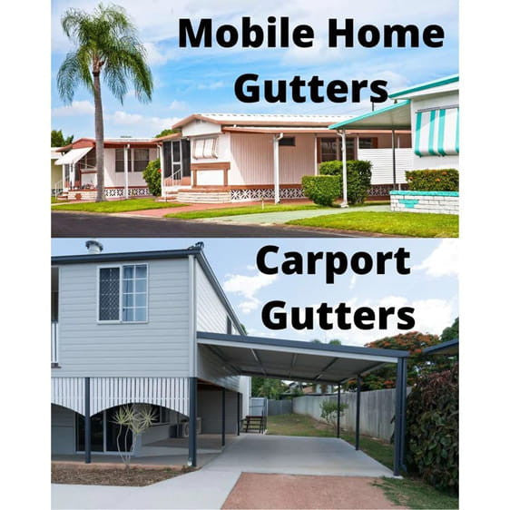 4 inch GutterBrush for mobile home and carport gutters