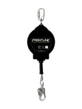 Frontline RPG cable self-retracting lifeline with steel snap hook end