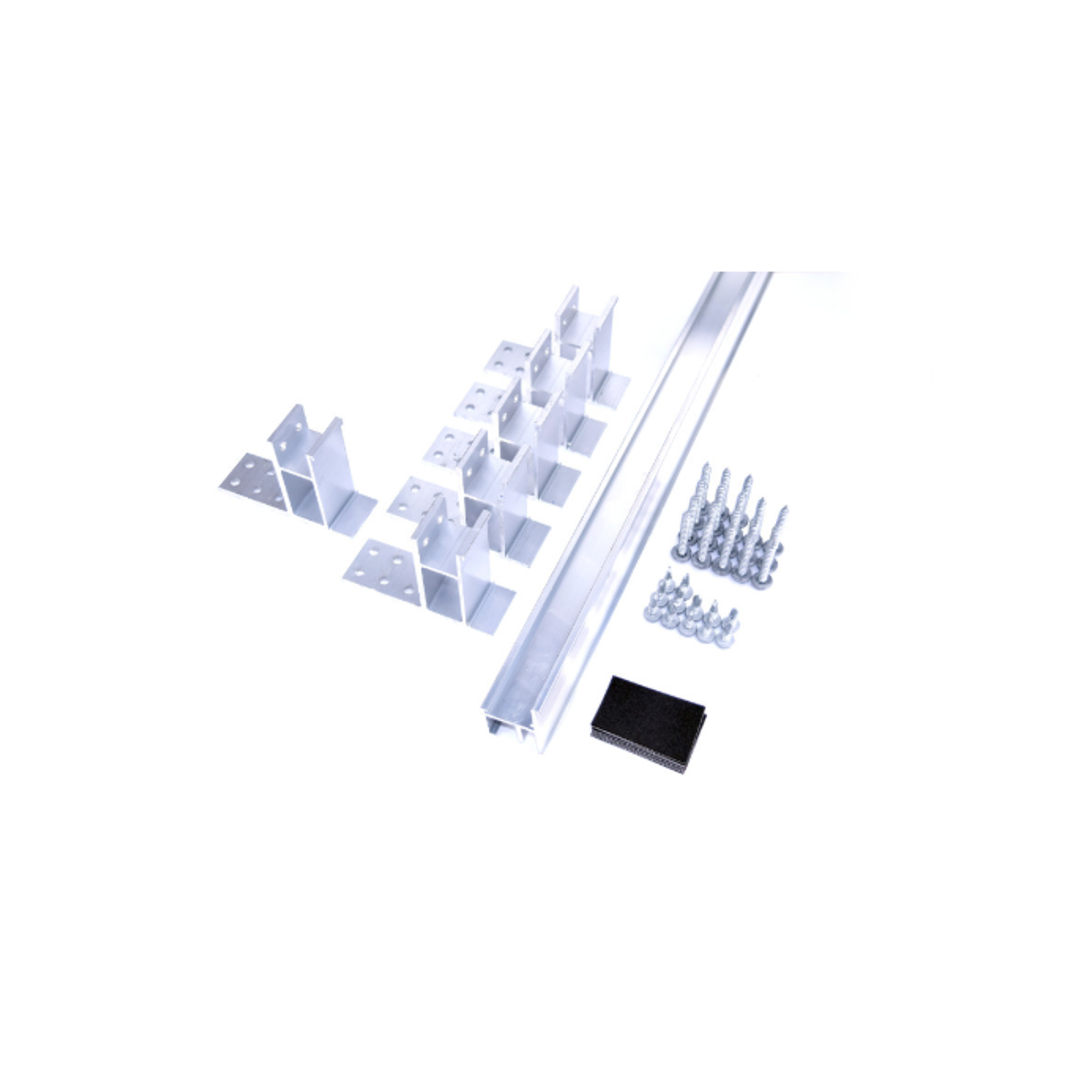 Système de rétention de neige à visser ColorBar pour toitures métalliques – Barre à neige en aluminium robuste
