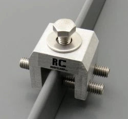 RoofClamp RC Mounted on a Metal Roof Seam