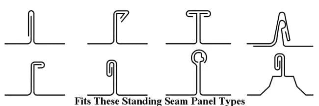 RoofClamp Seam Compatibility