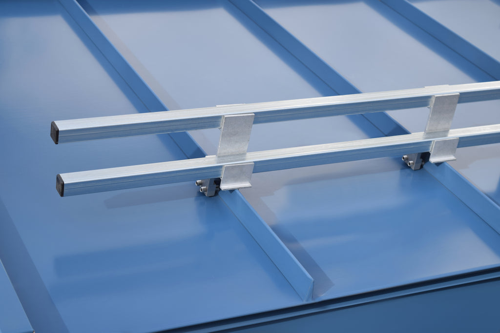 SnoBar double bar standing seam snow rail system 6 foot for metal roofs